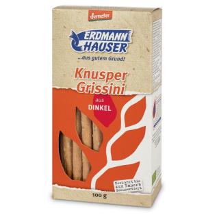 Erdmannh Dinkel-Grissini mit geröstetem Sesam, 100