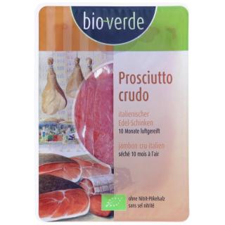 bio verde Prosciutto Crudo , 80 gr Packung geschni