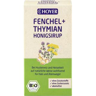 Hoyer Fenchel & Thymian Honigsirup, 250 gr Dosiers