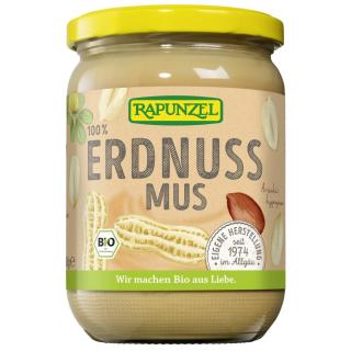 Rapunzel Erdnußmus fein ohne Salz, 500 gr Glas