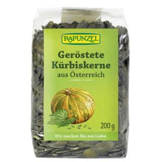 Rapunzel Kürbiskerne, geröstet, Ungarn, 200 gr Pac