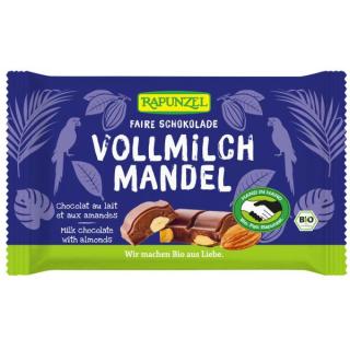 Rapunzel Vollmilch Cristallino Schokolade mit ganz