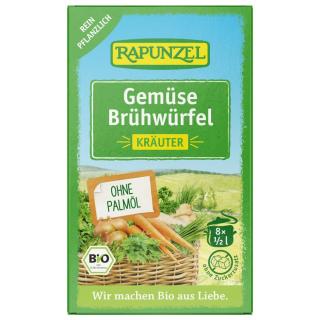 Rapunzel Gemüse Brühwürfel m.Kräutern, à 8,5 gr re