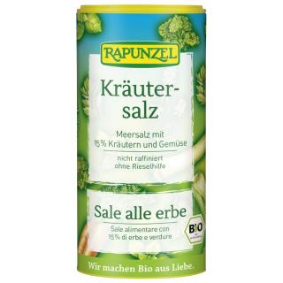 Rapunzel Kräutersalz, Streudose, 125 gr