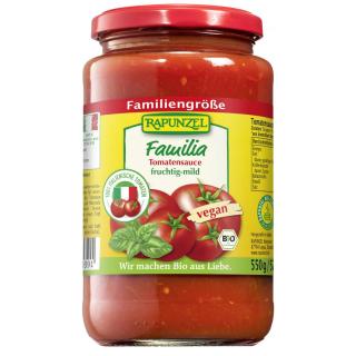 Rapunzel Tomatensauce Familia, 550 gr Glas