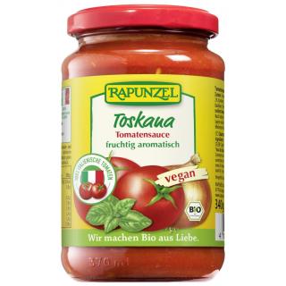 Rapunzel Tomatensauce Toscana, 340 gr Glas