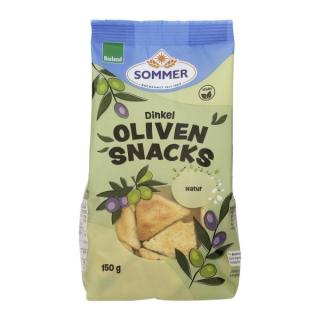 Sommer Scrocchi aus Dinkel mit Oliven, 150 gr Pack