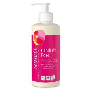 Sonett Handseife Rose mit Dosierspender, 300 ml Fl