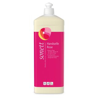 Sonett Handseife Rose Nachfüllflasche, 1 ltr Flasc