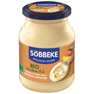 Söbbeke Trendjoghurt Smooth Mango, 500 gr Glas
