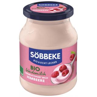 Söbbeke Cremiger Joghurt Himbeere, 500 gr Glas ger
