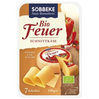Söbbeke Feuerkäse in Scheiben, 150 gr Packung