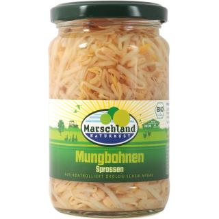 Marschland Mungbohnensprossen, 370 ml Glas