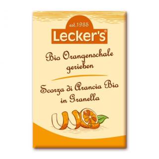 Lecker Orangenschale gerieben