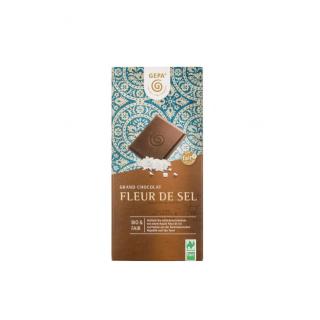 Gepa Fleur de Sel, 100 gr, Feine Vollmilch 37% Cac