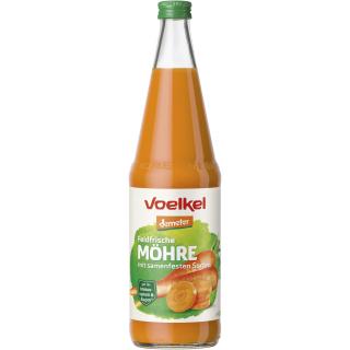 Voelkel Möhrensaft aus feldfrischen Möhren, 0,7 lt