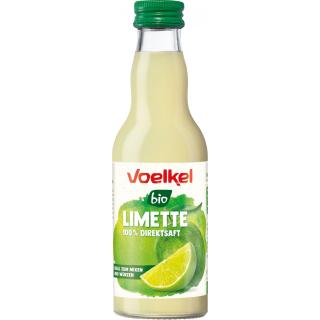 Voelkel Limettensaft, 0,2 ltr Flasche