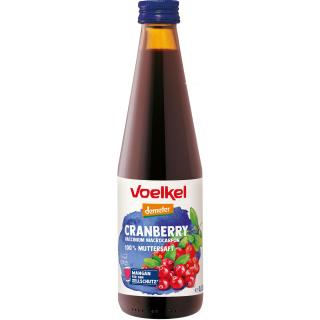 Voelkel Cranberry pur, 0,33 ltr Flasche -bio-