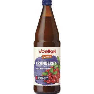 Voelkel Cranberry Muttersaft, 0,75 ltr Flasche