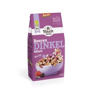Bauckhof Dinkel Müsli Beerenzart, 425 gr Packung