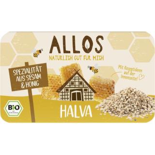 Allos Halva Honigriegel, Spezialität aus Honig und