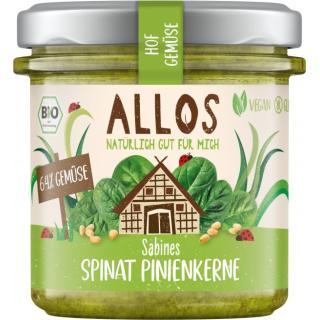 Hofgemüse Sabine´s Spinat Pinienkerne