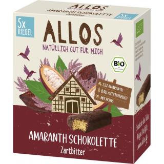 Allos Amaranth-Schokolette, Zartbitter 5-er Pack,