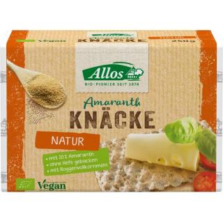 Allos Amaranth Knäcke (Vollkorn), 250 gr Packung