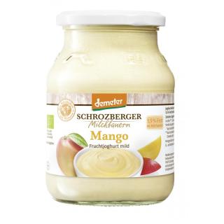 Schrozberg Joghurt Mango-Guave, 500 gr Glas ohne A