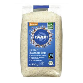 Davert Echter Basmati-Reis, weiß, geschält, Indien