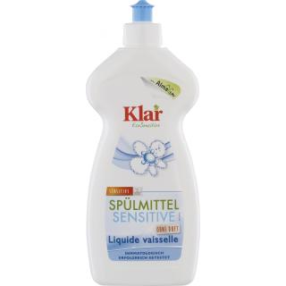 Klar Spülmittel Sensitive ohne Duft, 500 ml Flasch