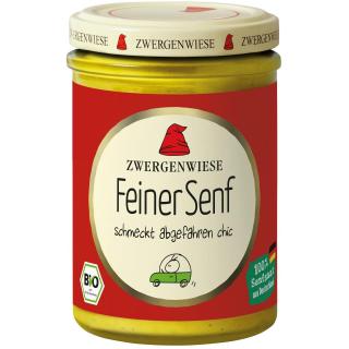 Zwergenw Feiner Senf, 160 ml Glas