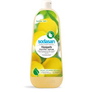 Sodasan Bio-Pflanzenseife Citrus-Olive, flüssig, 1