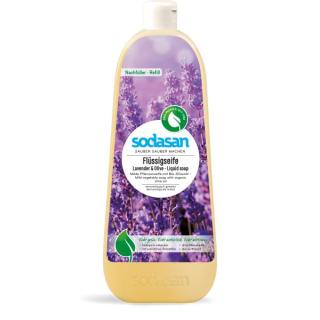Sodasan Bio-Pflanzenseife Lavendel-Olive, flüssig,