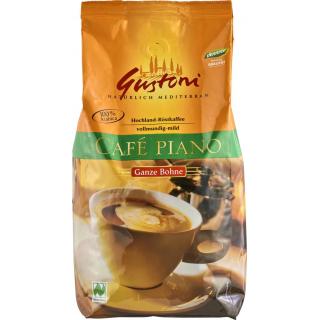 Gustoni Café piano, ganze Bohne, 100 % Arabica,1 k