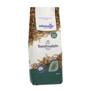 Spielberger Dinkel Vollkorn Bandnudeln 9mm, 500 gr