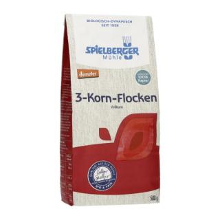 Spielberger 3-Kornflocken, 500 gr Packung