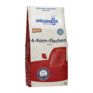 Spielberger 4-Kornflocken, 500 gr Packung