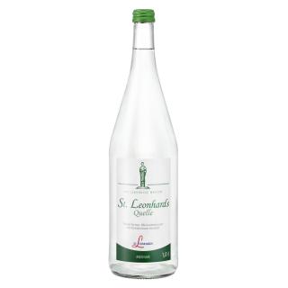 St. Leonh St.Leonhardsquelle medium, 1 ltr Flasche