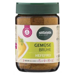 Naturata Gemüsebrühe hefefrei, 200 gr Glas