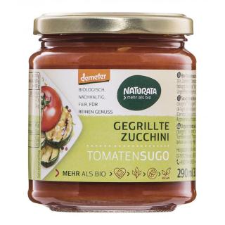 Tomatensugo mit gegr. Zucchini