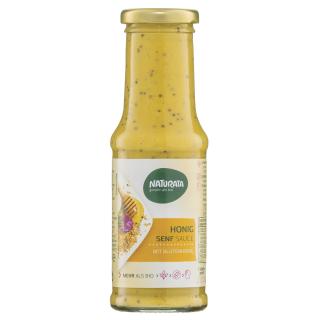 Naturata Honig Senf Sauce, 0,21 L Flasche