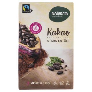 Naturata Kakaopulver, stark entölt, 125 gr Packung