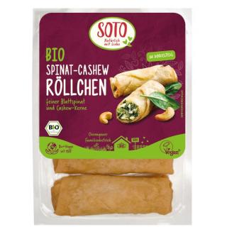 Soto Spinat-Cashew-Röllchen, 4 Stück, 200 gr Packung