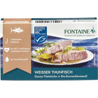 Fontaine Weißer Thunfisch in Bio-Sonnenblumenöl, 1