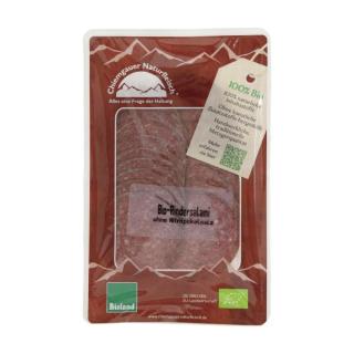 Chiemg Rindersalami, geschnitten, 70 gr Packung