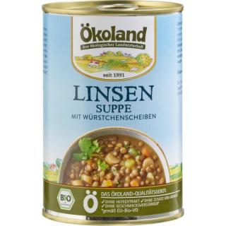 Ökoland Bio Linsentopf, 400 gr Dose