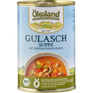 Ökoland Bio Gulaschsuppe, 400 gr Dose