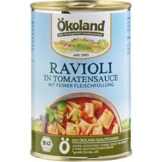 Ökoland Bio Ravioli, 400 gr Dose