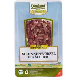 Ökoland Premium-Schinkenwürfel, 80 gr Packung luft